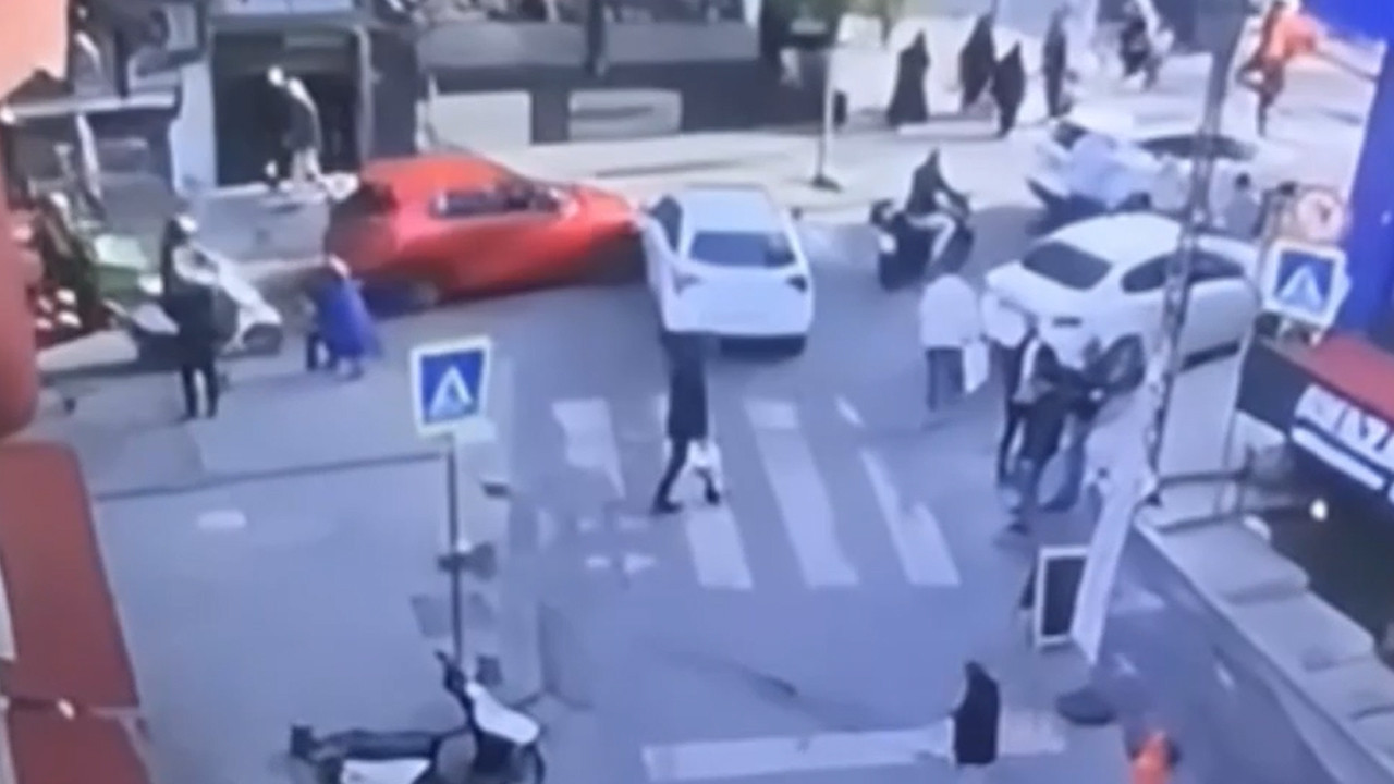 ** Fren Yerine Gaza Bastı: Dürüme Dalma Anı Kamerada