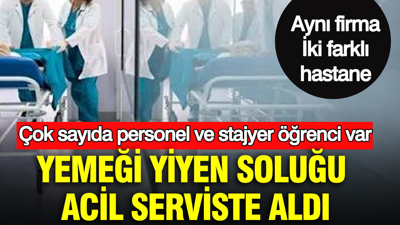 Samsunda iki ayri hastanede gida zehirlenmesi yemegi yiyen solugu acil serviste aldi 6ba6gzXG